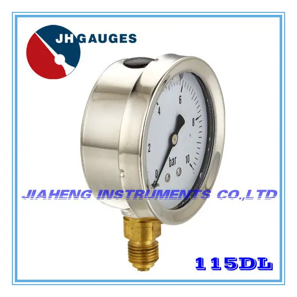 liquid filled hydraulic pressure gauge