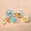 New Christmas Tree Decorations Ball Transparent Open Plastic Clear Bauble Ornament Gift Present Box Decoration