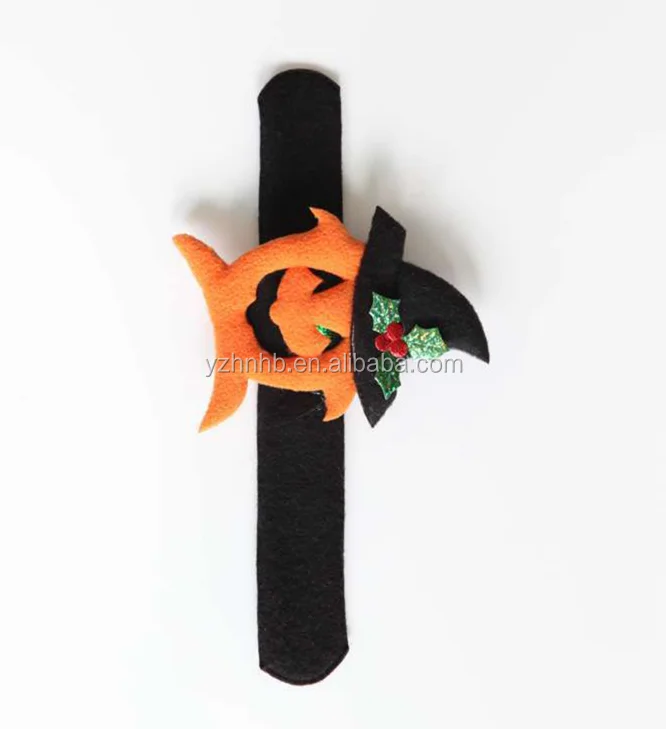 halloween slap clap bracelet party decoration bat pumpkin ghost