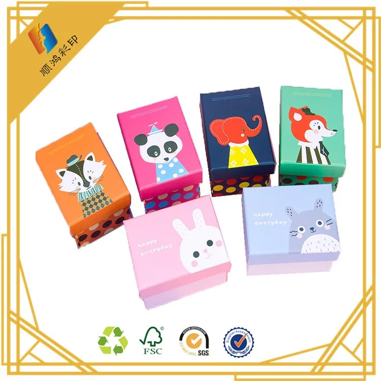 mini gift box packaging box with paper with your