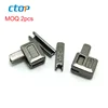 hot sale metal accessory zipper pin and box for open end zipper
