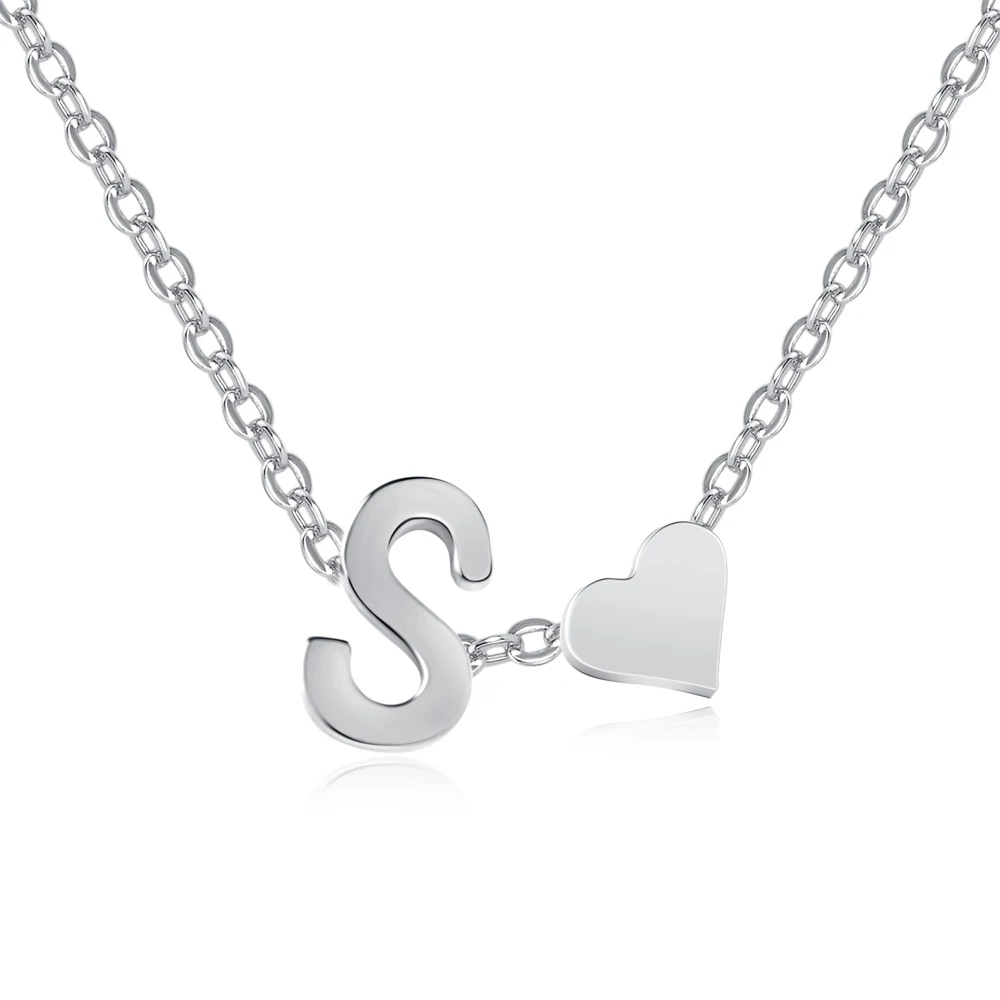 New Arrival Stainless Steel Heart 26 Letter Initial Thin Chain Necklaces Personalized Necklace, Steel;gold;rose gold(custom color is available)
New Arrival Stainless Steel Heart 26 Letter Initial Thin Chain Necklaces Personalized Necklace, Steel;gold;rose gold(custom color is available)