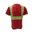 New Style High Visibility Reflective Warning Safety T-Shirt Short Sleeves Customized Printing Logo