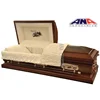 ANA wholesale interior lining decorations Metal casket with 18 ga steel