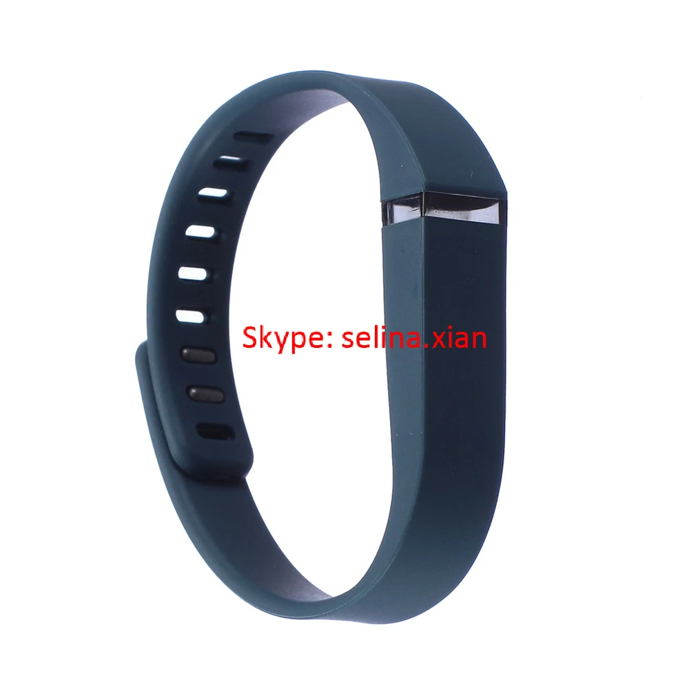16 solid color available TPU+TPE material replacement large fitbit flex wireless band with factory price