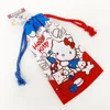 Hello Kitty Twill Drawstring Bag Free Registered Shipping