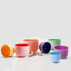 SUCCESS Colored Seven Chakras Quartz Crystal Singing Bowl cheap Frosted Singing Bowls price