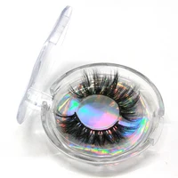 

Dramatic long 5d mink lashes 25mm luxury private label custom package 3d mink eyelashes