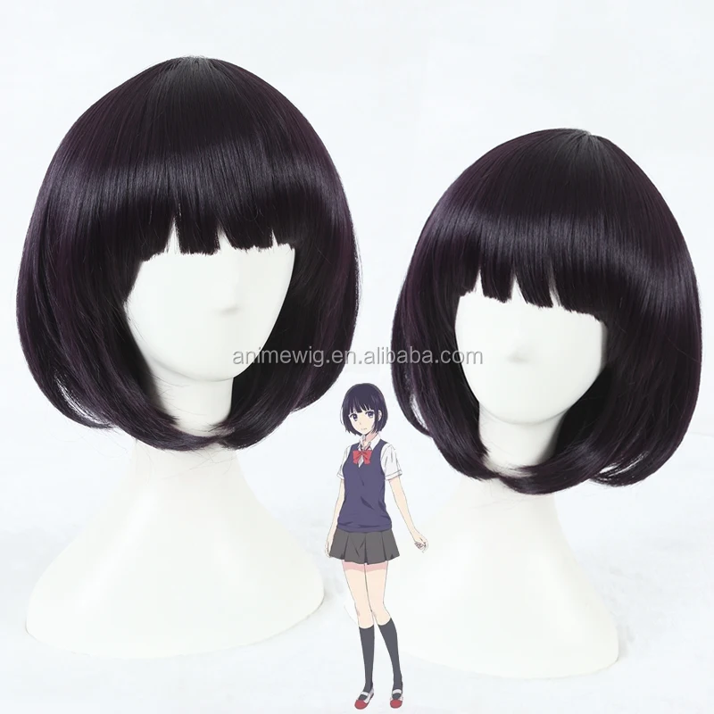 Scum's Wish Hanabi Yasuraoka Cosplay Wig 35cm Short Dark Purple Wig Synthetic Anime Hair Wig 323A
Scum's Wish Hanabi Yasuraoka Cosplay Wig 35cm Short Dark Purple Wig Synthetic Anime Hair Wig 323A