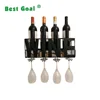Wall Mounted Metal Wine Racks with Glass Holder and Wine Cork Storage