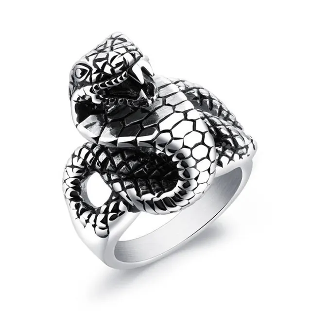 single snake ring