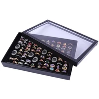 Ring Display Case Organizer Jewelry Storage Tray For 100pcs Rings Holder with Lid With High Quality Rings Jewelry Storage Boxes
Ring Display Case Organizer Jewelry Storage Tray For 100pcs Rings Holder with Lid With High Quality Rings Jewelry Storage Boxes