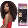 China Manufacturers 3pcs/pack 10inch 120g Black color 3X Jerry Curl Crochet Braid Hair Extensions