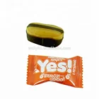 Halal Sweets Chewy Chocolate Jam Filling Toffee Candy