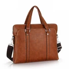 Leather Bag Leather Men Business Bags Wholesale 2020 New Design Fashion Style Brown Briefcase Leather Business Bag For Men