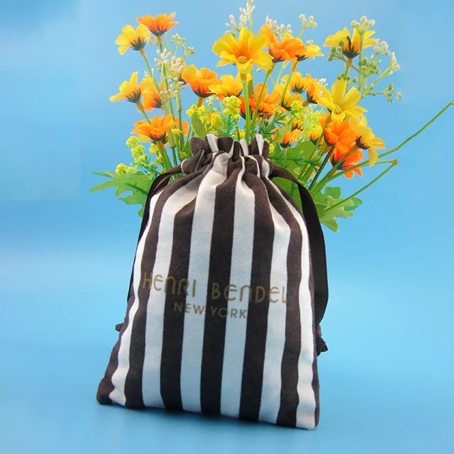High Quality Wholesale Custom Cheap cotton cosmetic jewelry dust bag China