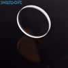 SWANSOFT High temperature resistant glass sapphire disc transparent quartz viewing optical lens