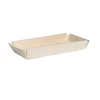 Disposable birch square wooden plate for home