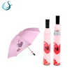 New innovation mini light cheap wine bottle umbrella with custom logo