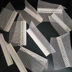 Pvc drywall perforated angle corner bead with mesh