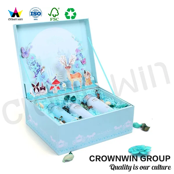 crown win custom gift set cosmetic luxury packaging box
