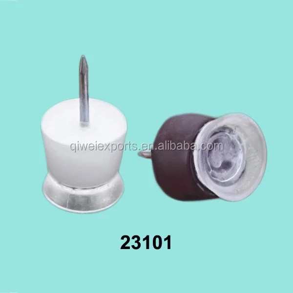 NO.23101furniture feet nails,plastic glides with nails.jpg