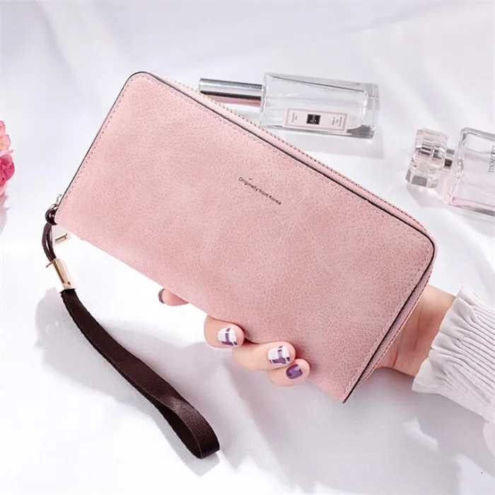 2021Latest simple vintage long zipper pu leather wallets for women, Black,pink, blue, green, gray. dark blue
2021Latest simple vintage long zipper pu leather wallets for women, Black,pink, blue, green, gray. dark blue