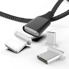 Hot Sale Magnetic Micro Usb 3 in 1 Nylon Braided Charger Cable