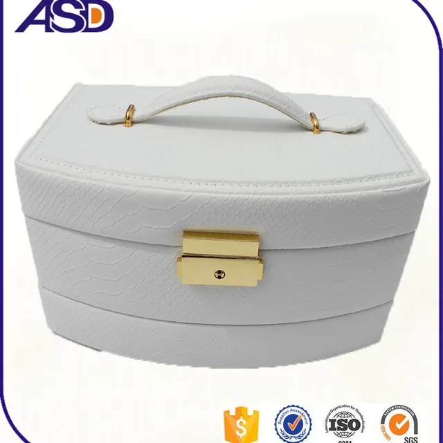 china gift packaging jewelry leather storage box / jewelry boxes
