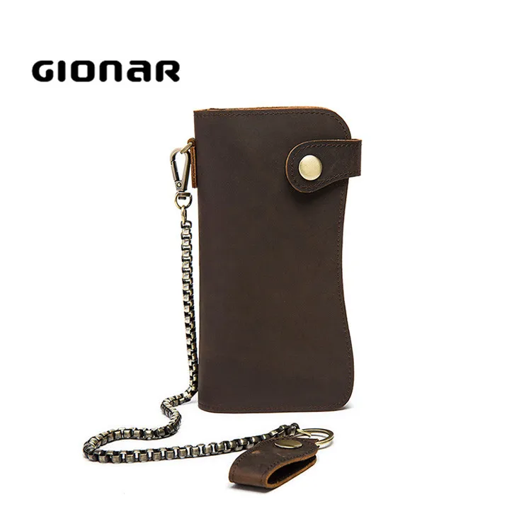 The Best Selling On Line HK Shipping Crazy Horse Vintage Real Leather Motorcycle Western Long Mens Wallet with Chain, 3 colors
The Best Selling On Line HK Shipping Crazy Horse Vintage Real Leather Motorcycle Western Long Mens Wallet with Chain, 3 colors