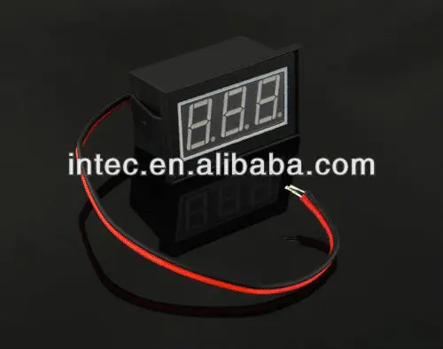 0.56" led digital display DC2.50-30V voltage meter waterproof