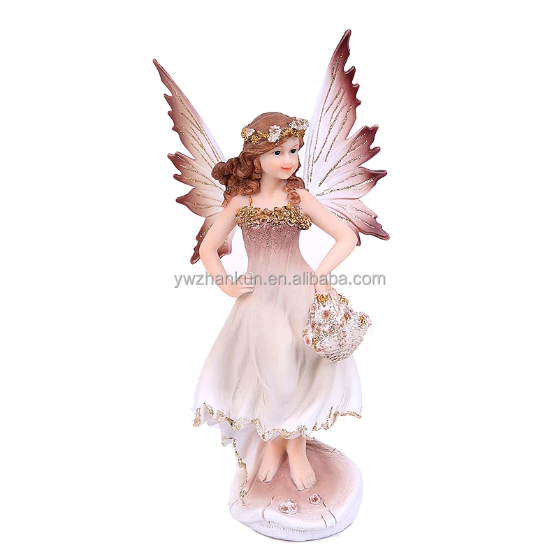 European Resin Flying Angel Decoration Flower Fairy