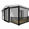 Prefab Expandable Containers Triple in Size Solar Power Living Container House Home