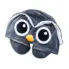 New Design animal cool monster owl hoodie plush travel pillow