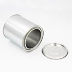 100ML-1L tin pail with lid small can printed metal container Best price high quality