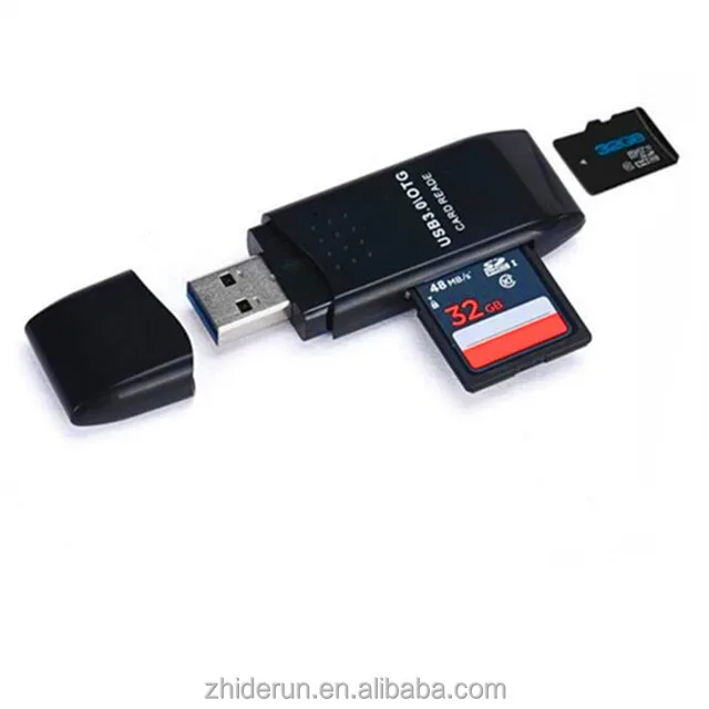 2x Protable 4 in 1 Memory Multi Cards Readers USB 2.0 for SD//TF//T-Flash//M2 Cards