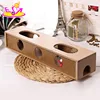 Best sale small animal playground wooden interactive pet toys W06F044