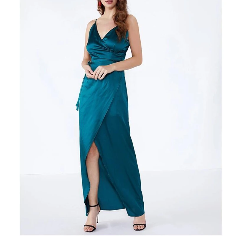 Fashion OEM Custom Split Plain Sling Design Tight Evening Women Maxi Dress, Customized color
Fashion OEM Custom Split Plain Sling Design Tight Evening Women Maxi Dress, Customized color
