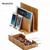 New 2018 Universal Eco-friendly Natural Desktop Stand Dock Charging Station Wood Bamboo Mobile Phone Holder for iPhone
