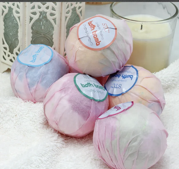 natural colorful spa skin whitening gift set oem bubble bath