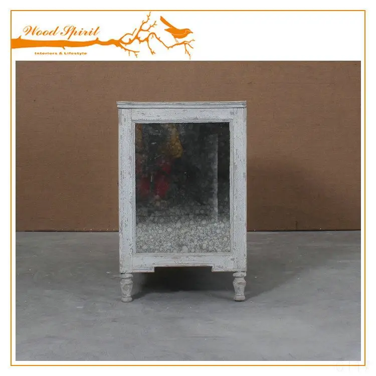 Total quality controlled mirrored night stand