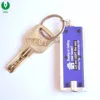Rectangle Shape Plastic Led Flashlight Keychain Torch, Keyring Torch, Led Lighted Keychain