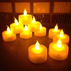 Wholesale home party decorative multicolor battery safety dancing flame led candle