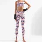 Full Sublimation Printed Pattern Activewear Women Sports Wear