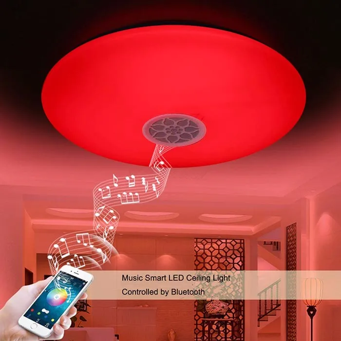 Led lámparas de techo dormitorio flor minimalista atmósfera ...