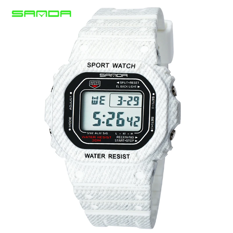 Men Sport Military Steel Watch Waterproof Electronic SANDA Rubber Woman Fashion Digital Army watches Relogio Esporte Masculino
Men Sport Military Steel Watch Waterproof Electronic SANDA Rubber Woman Fashion Digital Army watches Relogio Esporte Masculino