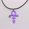 Purple Prince RIP Memorial Symbol Love Logo Steampunk Necklace the Minimalism Singer Necklace Artist Necklace