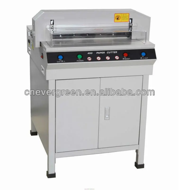 electric paper cutter 450V+ small guillotine