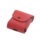 Custom Color Genuine Leather Earphone Case For Apple Airpod Portable Case Bag