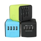 Premium electronic corporate gifts travel accessories universal plug adapter 4 usb